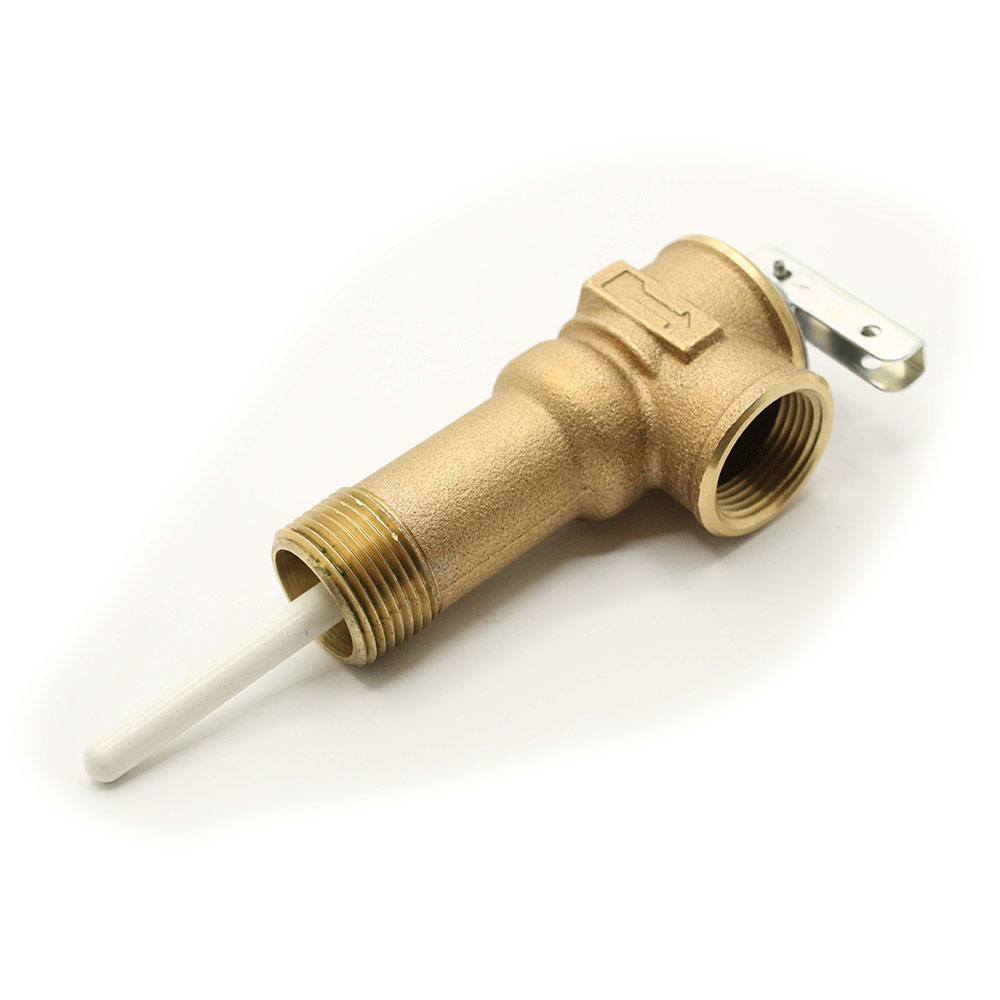 1748-T 3/4" T & P Relief Valve - 3" Long Shank  Probe - 150 PSI - 210F