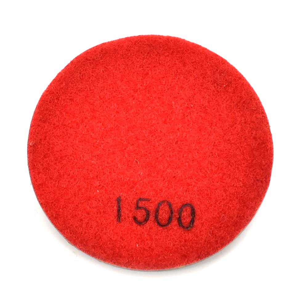 Resin Dry/Wet Floor Pad, 3" 9mm Thick, 1500 Grit\
