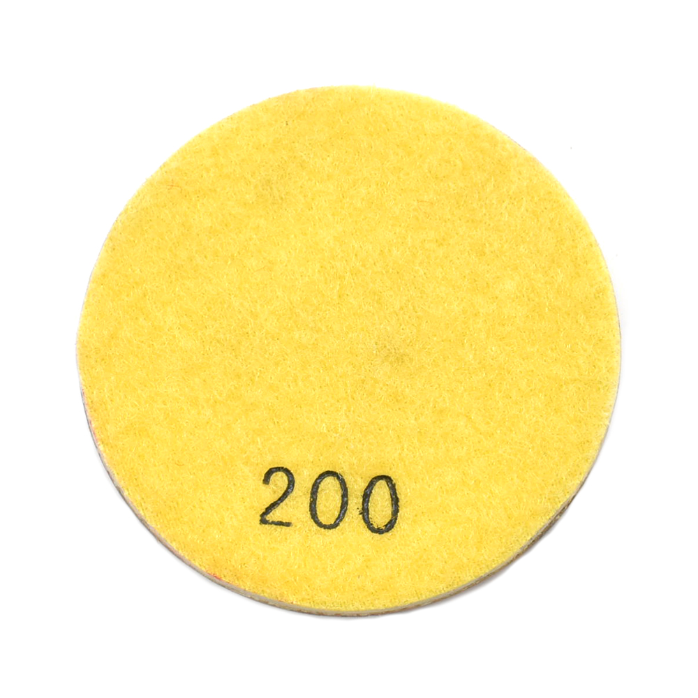 Resin Dry/Wet Floor Pad, 3" 9mm Thick, 200 Grit