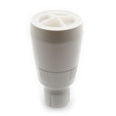 1868-T Economy Shower Head - White