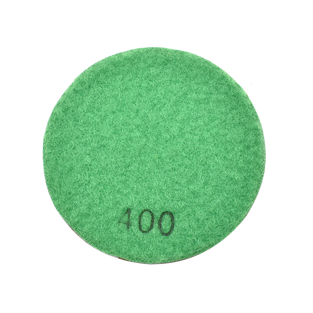 Resin Dry/Wet Floor Pad, 3" 9mm Thick, 400 Grit