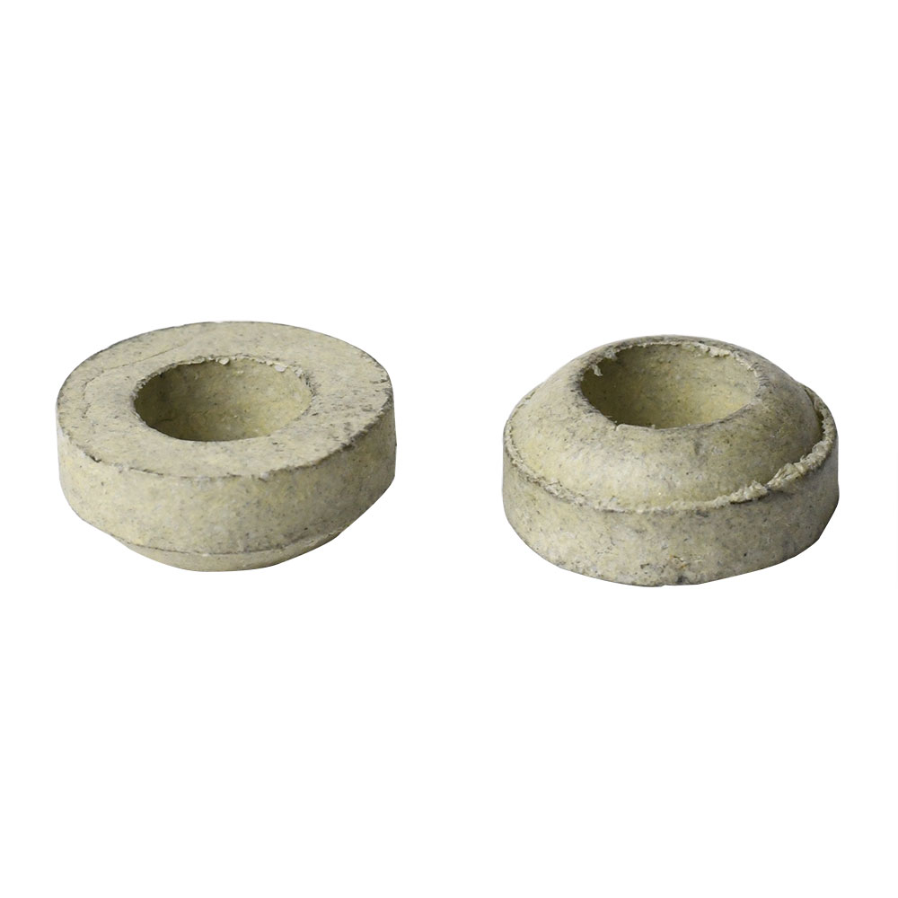 1910-T P80 43/64" O.D. x 13/32" I.D. x 3/16" Thick Square Cut Packing Washer - 2/Pack