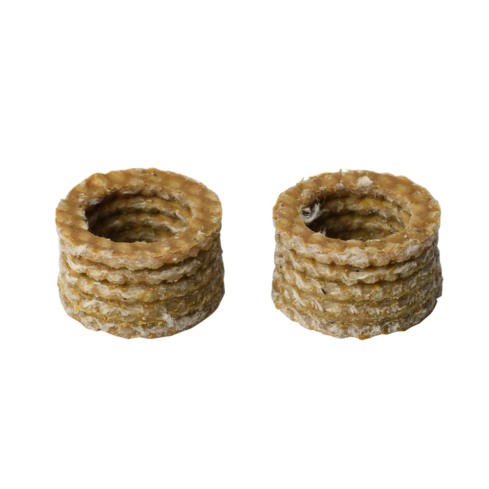 1913-T P83 51/64" O.D. x 3/8" I.D. x 5/16" Thick Square Cut Packing Washer - 2/Pack