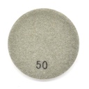 Resin Dry/Wet Floor Pad, 3" 9mm Thick, 50 Grit