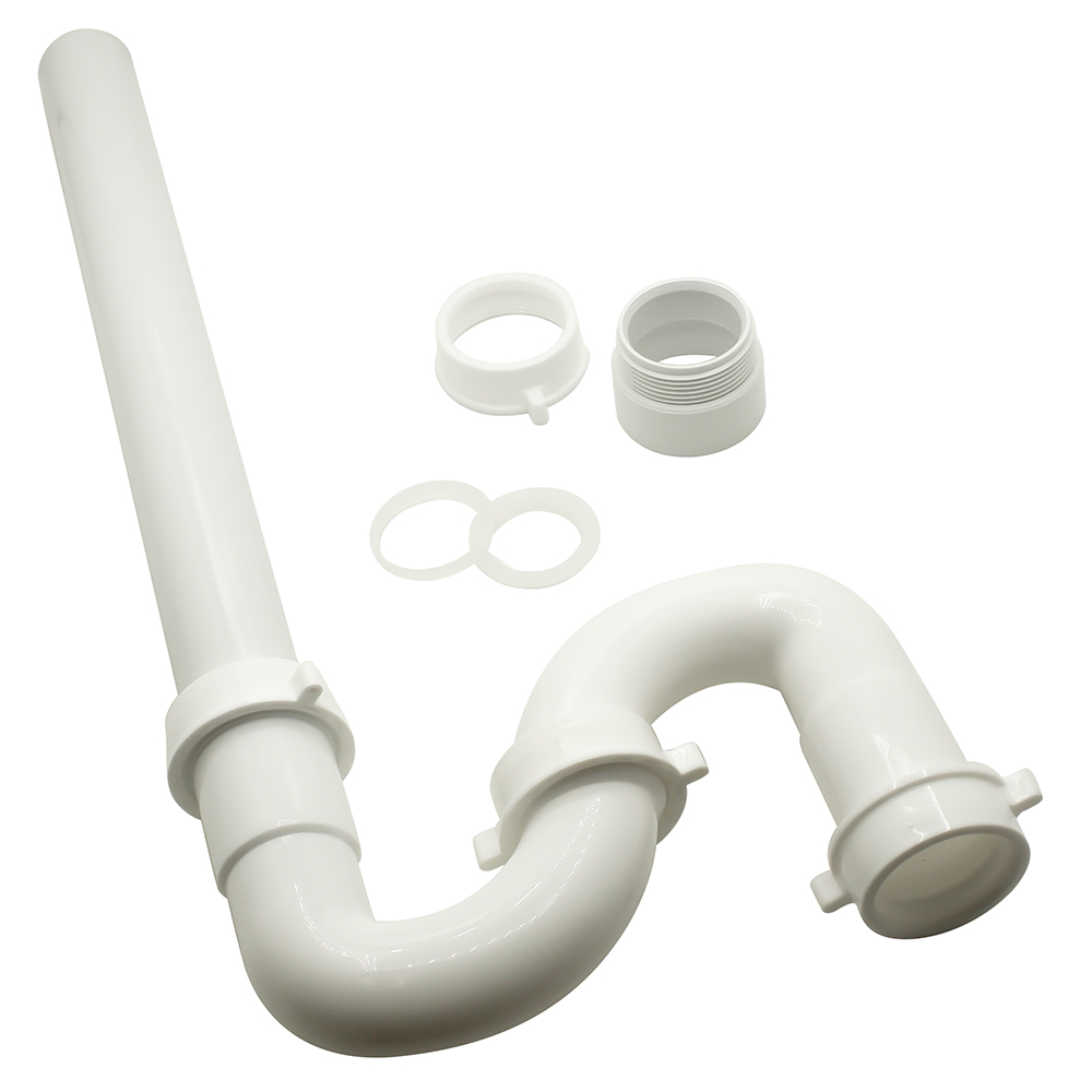 1983-T 1-1/2" x PVC S-Trap with Nut & Washer