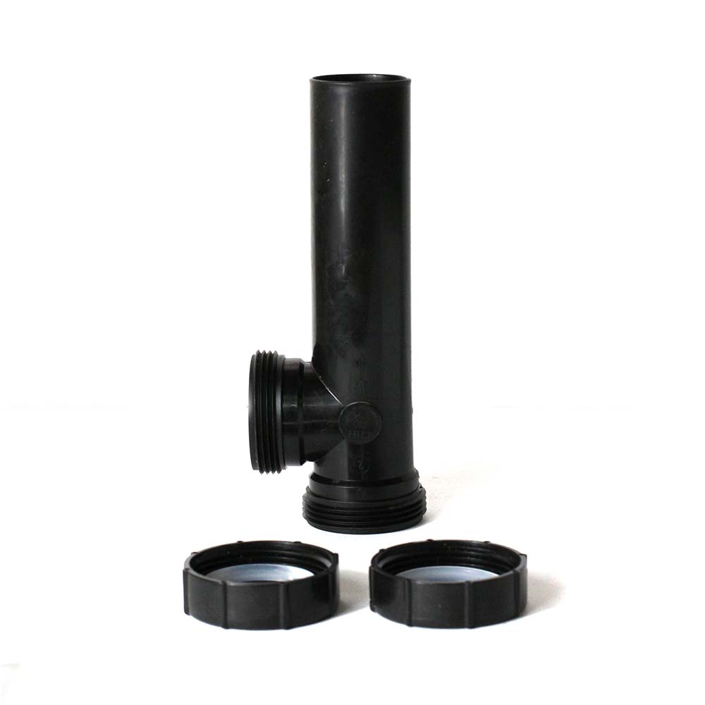 2155-T 1-1/2" ABS End Outlet Tee with Baffle