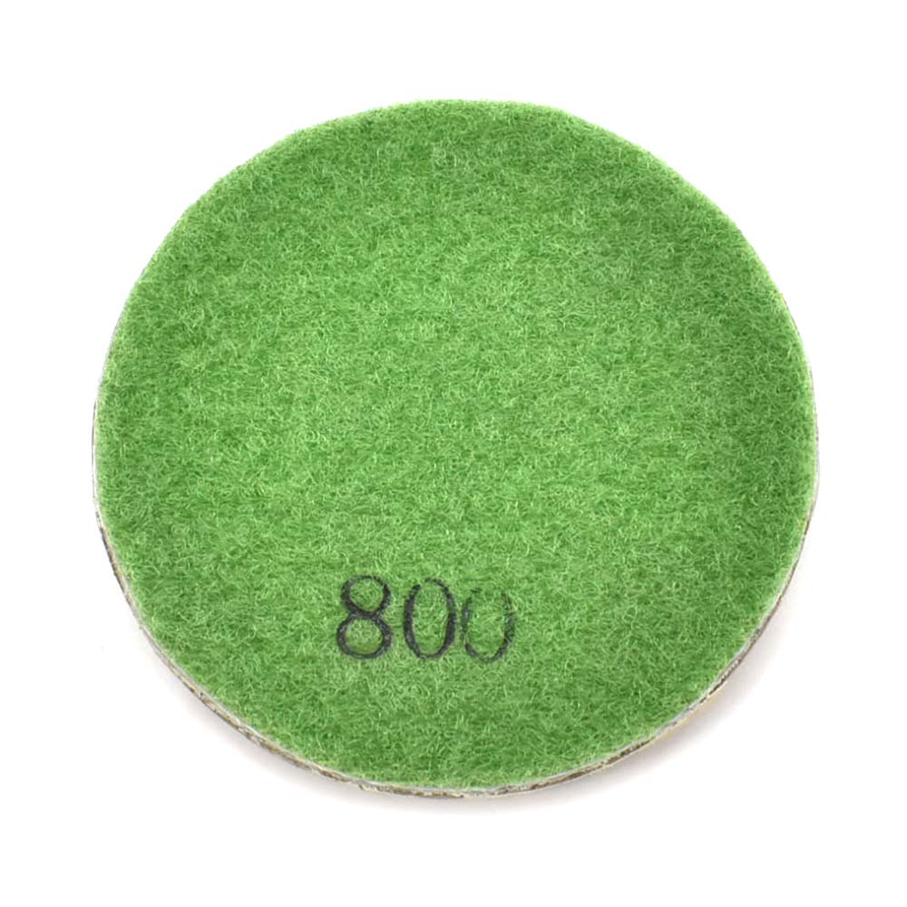 Resin Dry/Wet Floor Pad, 3" 9mm Thick, 800 Grit