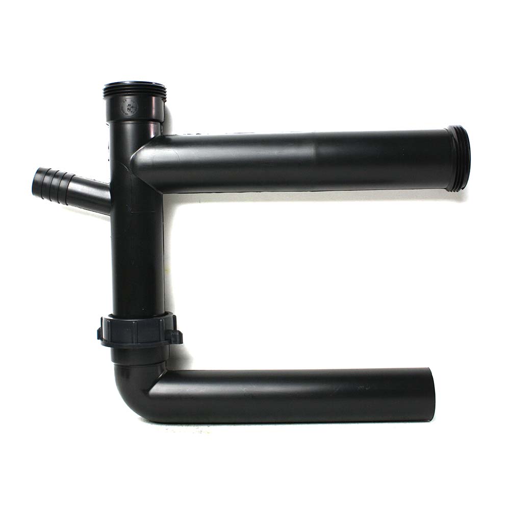 2179-T 1-1/2" x 16" ABS Telescopic End Outlet Branch Tailpiece Universal Sink Waste with Direct Connect & Slip Joint Connect - (4) Slip Joint Washers (2) Direct Connect Washers