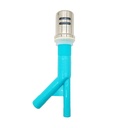 2291-T Green Plastic Air Gap with Brass Satin Nickel Cap