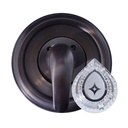 2614-T Tub/Shower Double Handle Trim Kit for Moen, Acrylic & Metal Handle, Oil Rubbed Bronze (ORB) Finish Faceplate Trim