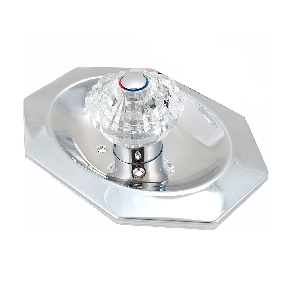 2615-T Tub/Shower  Single Handle Trim Kit for Price Pfister Avante Style, Acrylic Handle, Chrome Finish Faceplate Trim