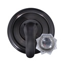 2623-T Tub/Shower Double Handle Trim Kit for Delta,  Acrylic & Metal Handle, Oil Rubbed Bronze (ORB) Finish Faceplate Trim