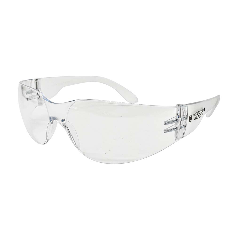 Frameless Safety Glasses with Scratch-Resistant Coating - Clear ( Single Pair)