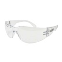 Frameless Safety Glasses with Scratch-Resistant Coating - Clear ( Single Pair)