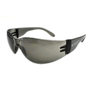 Frameless Safety Glasses with Scratch-Resistant Coating - Smoke (Single Pair)
