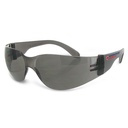 Frameless Safety Glasses with Scratch-Resistant Coating - Smoke -  12 pcs/ Box