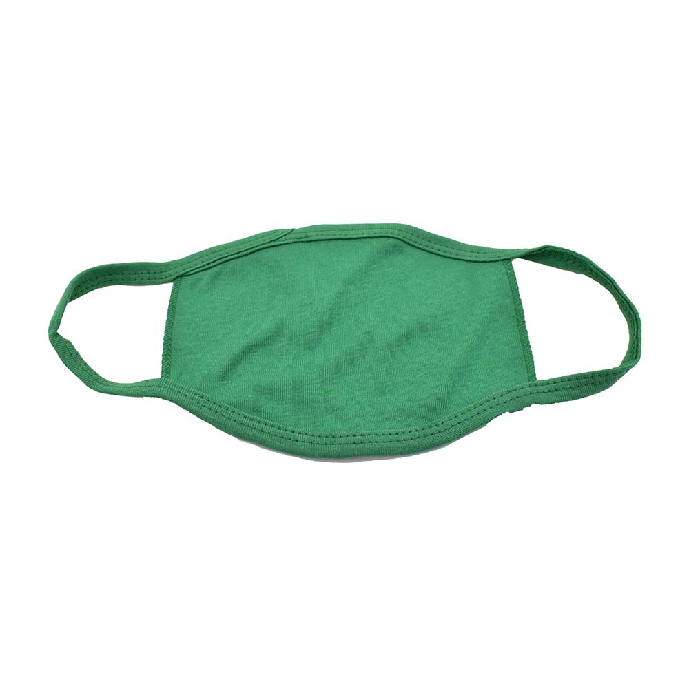 Reusable Face Masks - 100% Cotton - GREEN