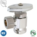 5461-T 1/2" FIP x 1/2" Comp Multi-Turn Angle Stop Valve (4400461)