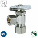 5465-T 5/8" Comp x 1/2" Comp Multi-Turn Angle Stop Valve (4400465 & 465-T)