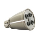 5784-T 4-Jet Adjustable Spray Brass Shower Head - Brushed Nickel