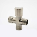 5787-T PUSH/PULL Shower Diverter Satin Nickel PVD Finish