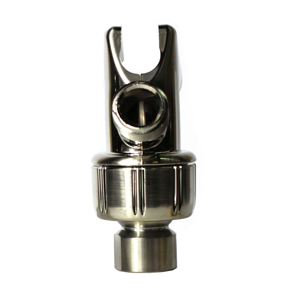 5788-T Plastic Shower Arm Mount with Satin Nickel Brass Ball