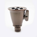 5884-T 4-Jet Adjustable Spray Brass Shower Head - ORB