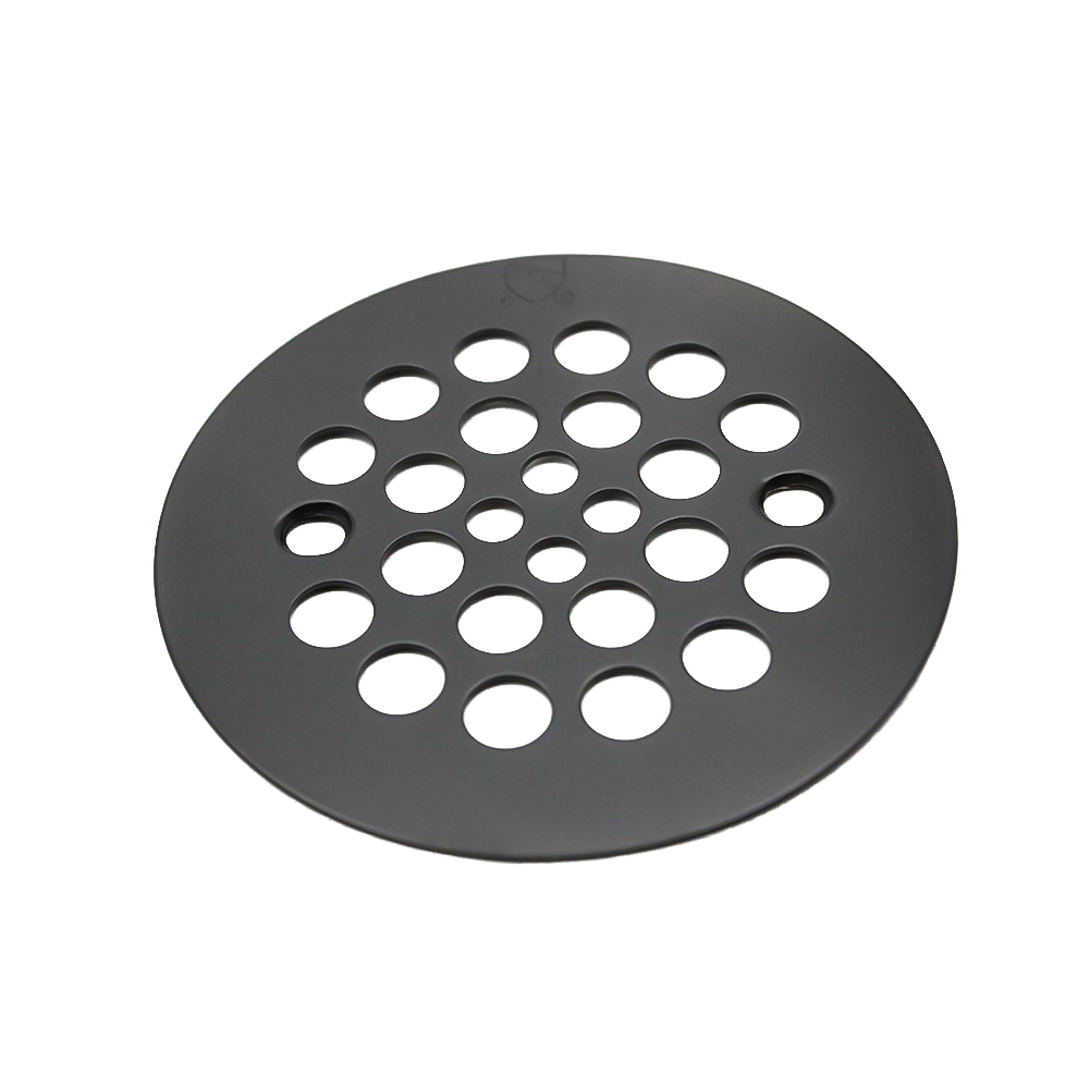 5899-T 4-1/4" OD Brass Shower Strainer Grid with Screws - ORB