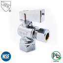 6462-T 1/2" FIP x 3/8" Comp Quarter-Turn Angle Stop Valve (4402462)