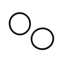 7223-T 1-5/8" I.D. x 1-7/8" O.D. x 1/8" Wall O-Ring
