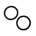 7327-T 1-3/4" I.D. x 2-1/8" O.D. x 3/16" Wall O-Ring