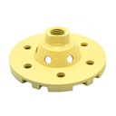 4" Grinding Turbo Cup Wheel (Steel Body) with 5/8"-11 Threads