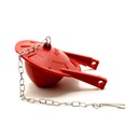 B-257RV Universal Heavy-Duty Anchor Toilet Repair Flapper - Red