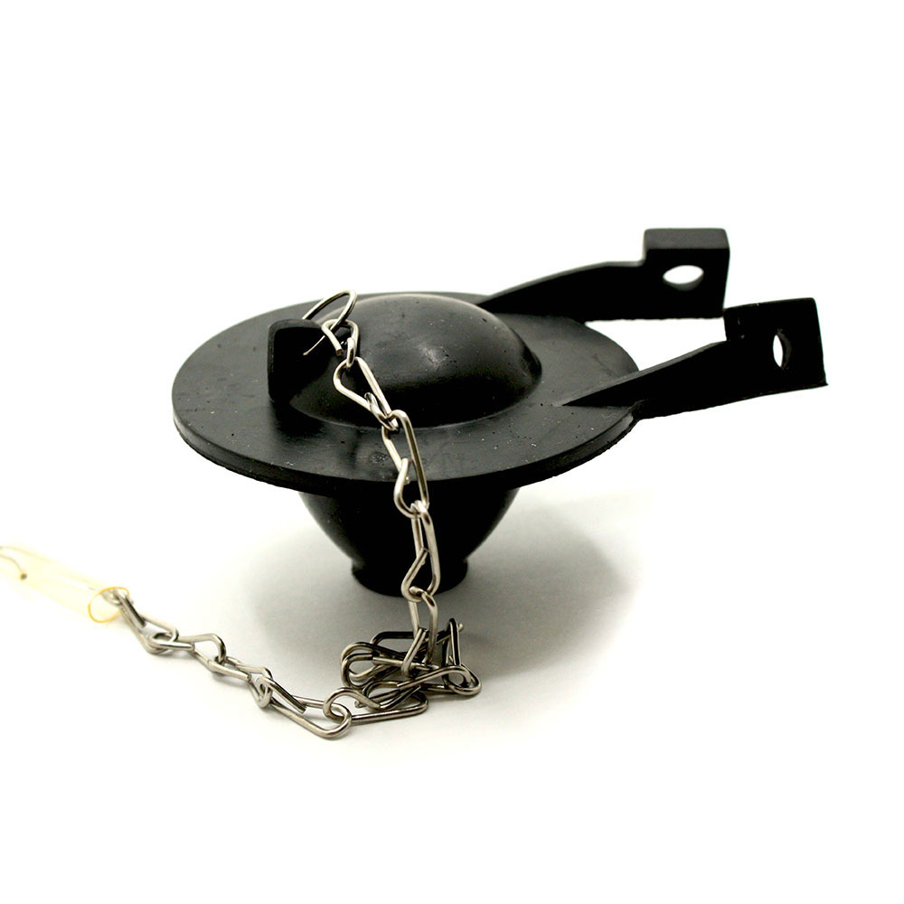 B-257V Universal Heavy-Duty Anchor Toilet Repair Flapper - Black