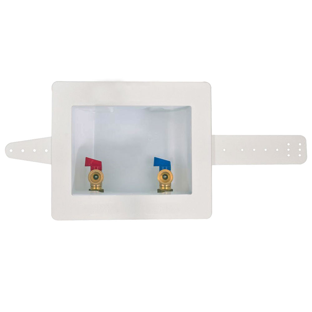 PLASTIC W/M BOX WITH VALVES