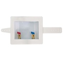PLASTIC W/M BOX WITH VALVES