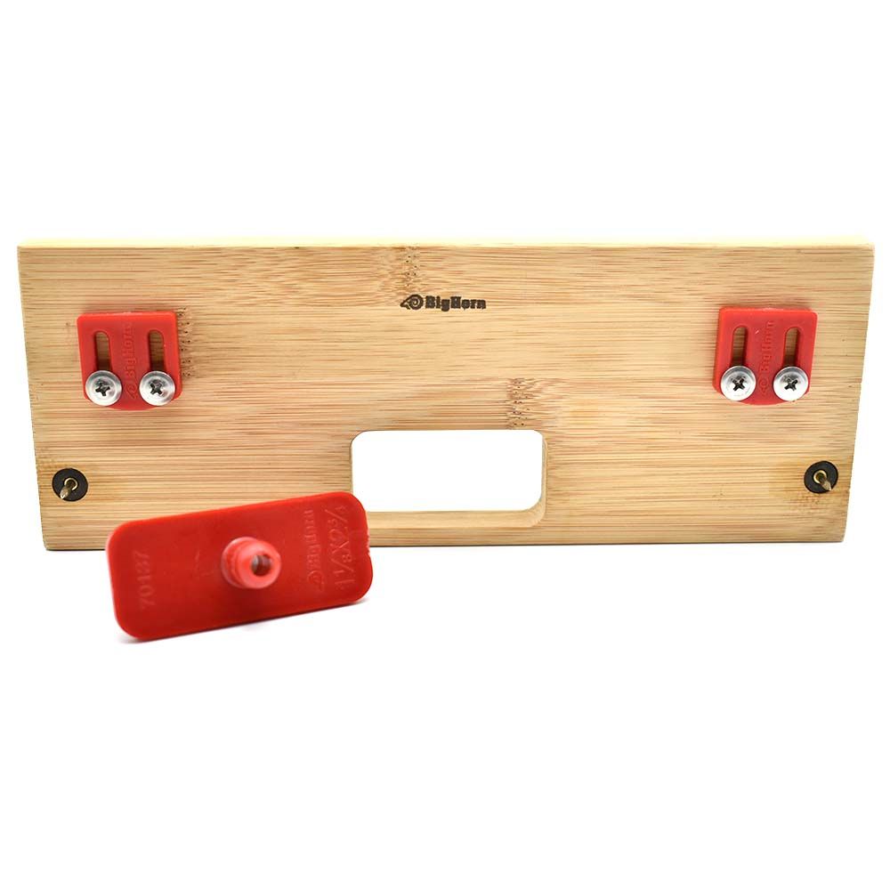 "B" Latch Template with Center Locator - Finish Size 1-1/8-Inch x 2-1/4-Inch