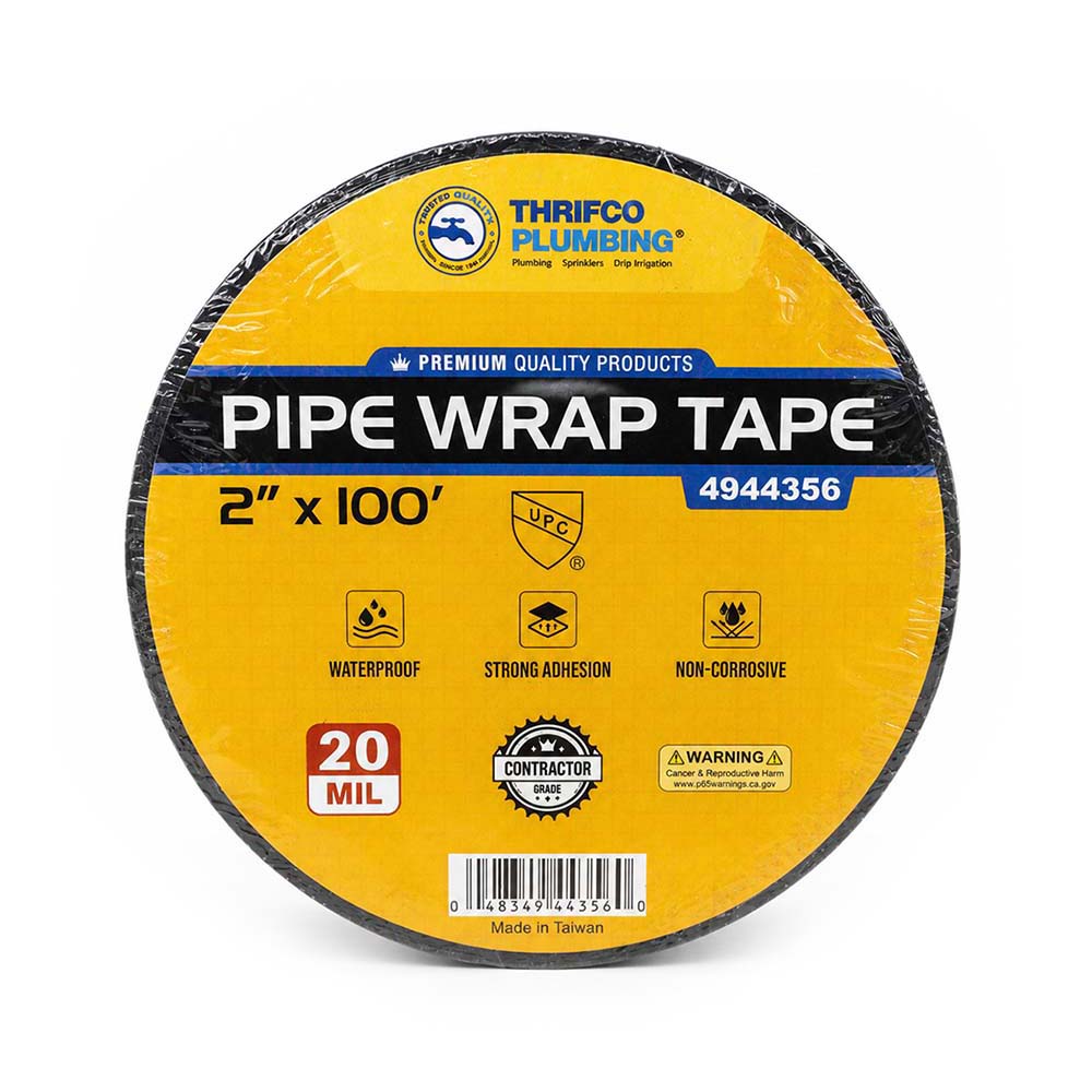 2" x 100ft 20Mil Pipe Wrap Tape - UPC Approved