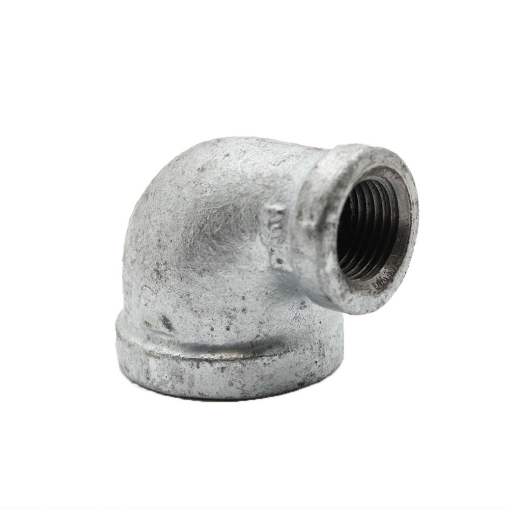 1-1/2" x 3/4" Galvanized Steel 90 Reducer Elbow