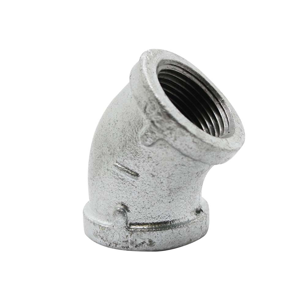 1/4" Galvanized Steel 45 Elbow