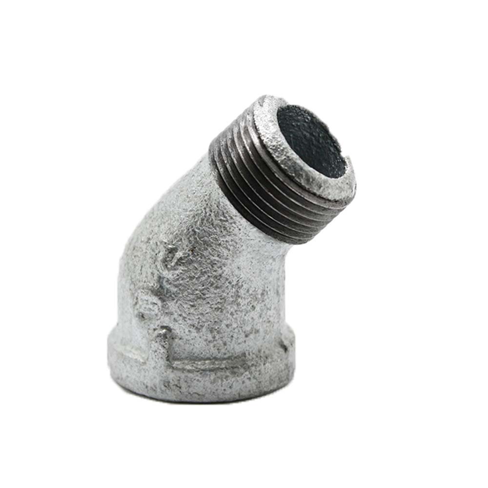 1" Galvanized Steel 45 Street Elbow
