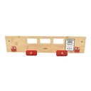 Multi-Latch Template - 1" X 2-1/4", 1-1/16" X 2-1/4" Or 1-1/8" X 2-1/4" Deadbolt