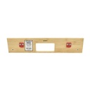 4-1/2" Hinge Template, Single Pocket, 1/4" Radius Corner