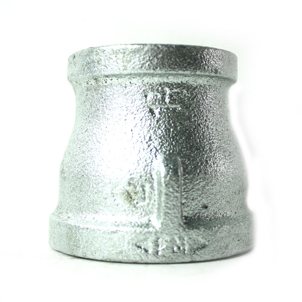 2" x 1-1/2" Galvanized Steel Reducer Coupling
