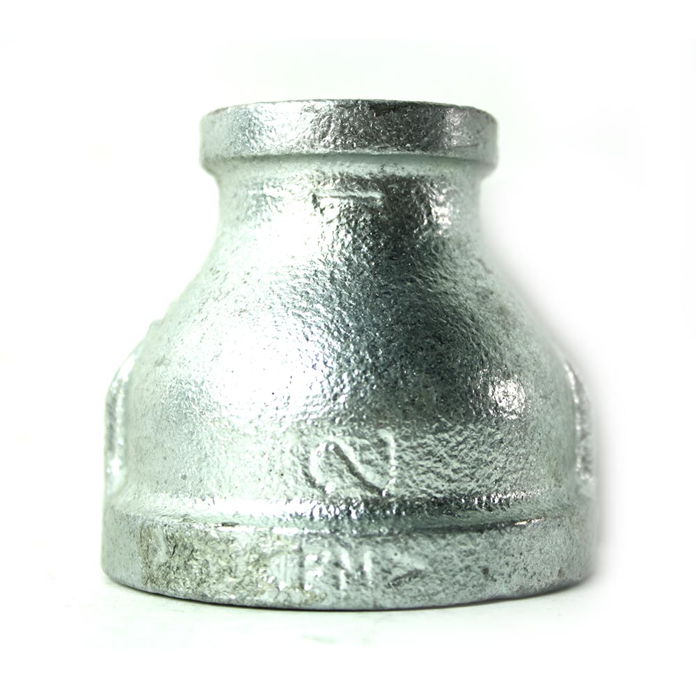2" x 1" Galvanized Steel Reducer Coupling