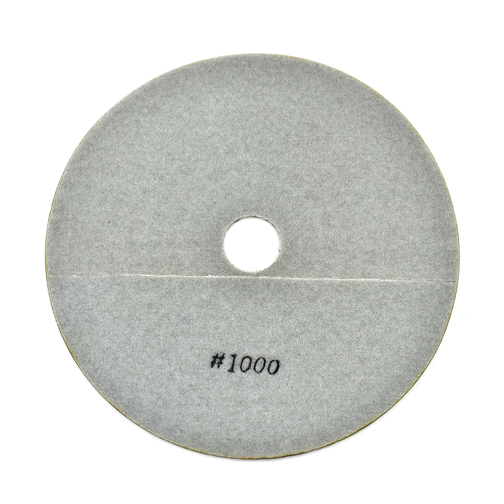 7" Wet Diamond Polishing Pad, 3mm - 1000 Grit
