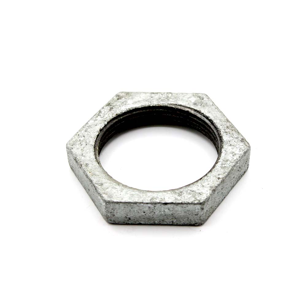1" Galvanized Steel Hex Locknut
