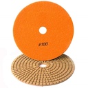 7" Wet Diamond Polishing Pad, 3mm - 100 Grit
