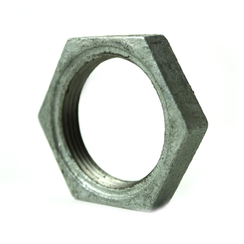 2" Galvanized Steel Hex Locknut
