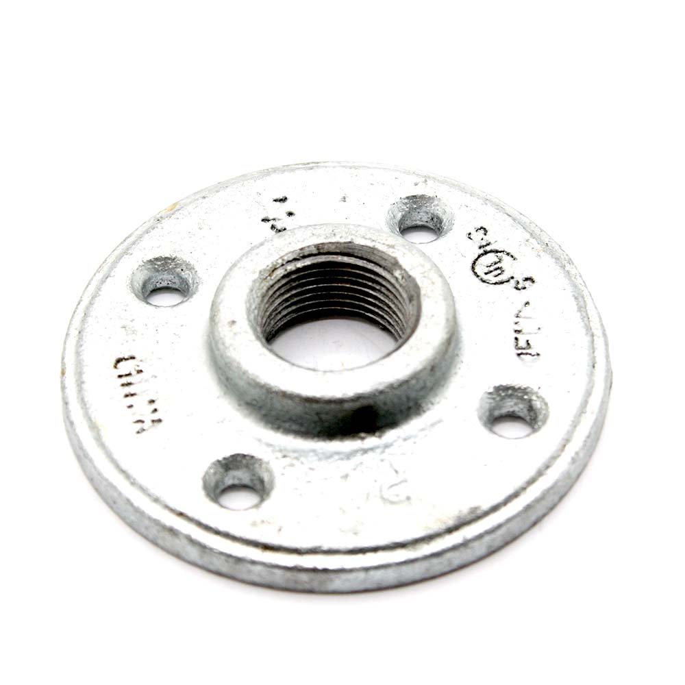 3/4" Galvanized Steel Floor Flange
